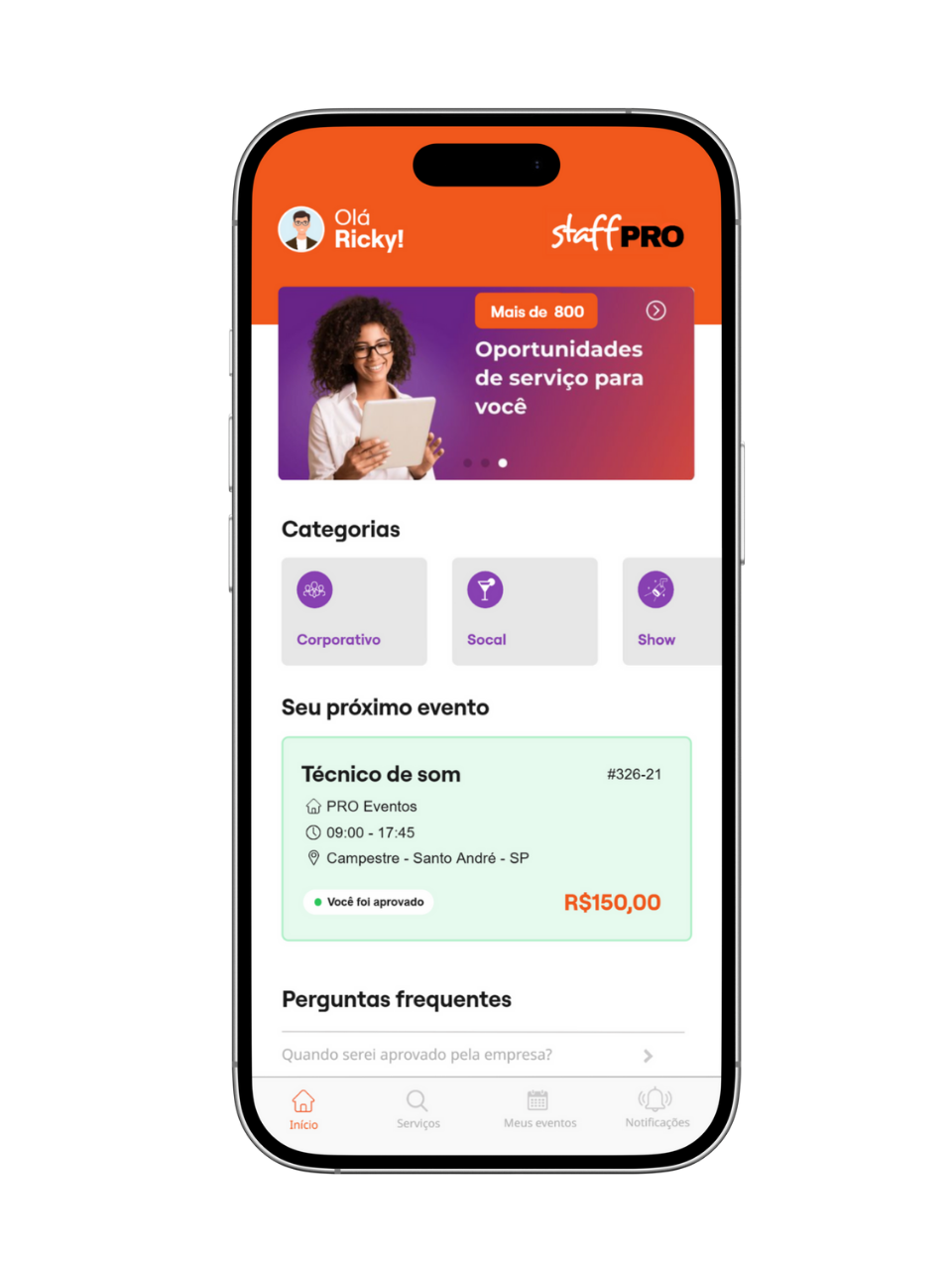 Aplicativo StaffPRO